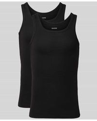 Snocks - Tanktop mit geripptem Rundhalsausschnitt im 2er-Pack - Lyst