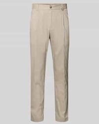 Joop! - Regular Fit Stoffen Broek Met Logodetail Model 'Lester' - Lyst