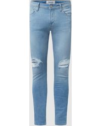 Jack & Jones - Skinny Fit Jeans mit Stretch-Anteil Modell 'Liam' - Lyst