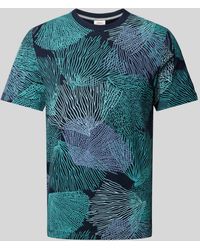 S.oliver - T-Shirt mit Allover-Print Modell 'Big Coral' - Lyst
