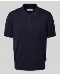 ARMEDANGELS - Poloshirt Met Labeldetail, Model 'Taakos' - Lyst