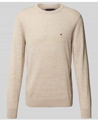 Tommy Hilfiger - Strickpullover mit gerippten Abschlüssen - Lyst