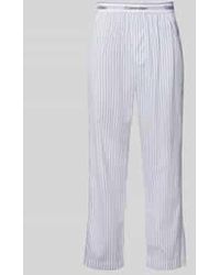 Calvin Klein - Pyjamabroek Met Elastische Band Met Logo - Lyst