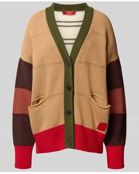 MAX&Co. - Strickjacke aus Schurwolle mit Label-Patch - Lyst