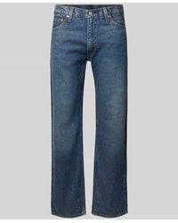 Levi's - Relaxed Fit Jeans mit Logo-Patch Modell '555' - Lyst