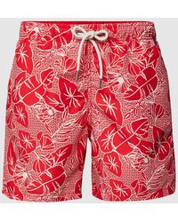 Marc O' Polo - Badehose mit floralem Allover-Muster - Lyst