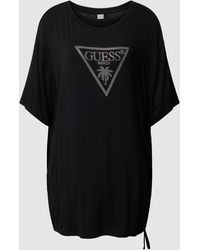 Guess - T-Shirt mit Label-Print Modell 'COULISSE' - Lyst