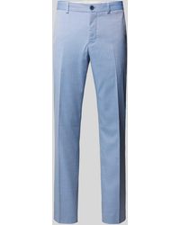 SELECTED - Slim Fit Pantalon Met Knoop- En Ritssluiting - Lyst