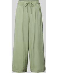 Pieces - Flared Stoffhose mit Tunnelzug Modell 'NYA' - Lyst