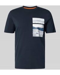 BOSS - T-Shirt mit Motiv- und Label-Print Modell 'Dune' - Lyst