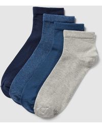 S.oliver - Socken mit Label-Detail im 4er-Pack Modell 'Quarter' - Lyst