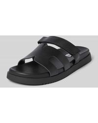 Steve Madden - Lederslides mit Klettverschluss Modell 'MISSILE' - Lyst