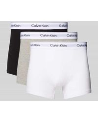 Calvin Klein - Pants mit elastischem Logo-Bund im 3er-Pack - Lyst