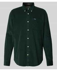 Barbour - Tailored Fit Ribcordoverhemd Met Borstzak, Model 'Ramsey' - Lyst