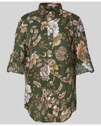 Ralph Lauren - Regular Fit Leinenbluse Mit Hemdblusenkragen Modell 'Karrie' - Lyst