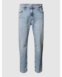 Calvin Klein Relaxed Fit Jeans mit Stretch-Anteil - Blau