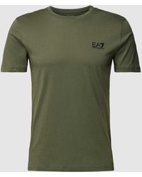 EA7 - T-shirt Met Labelprint - Lyst