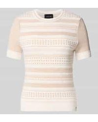Marc Cain - Gebreide Pullover Met Ribboorden - Lyst