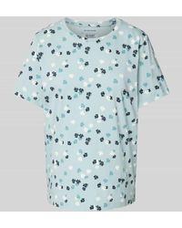 Tom Tailor - T-Shirt mit Allover-Print - Lyst