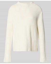 Monari - Regular Fit Longsleeve aus Woll-Mix mit Viskose-Anteil - Lyst