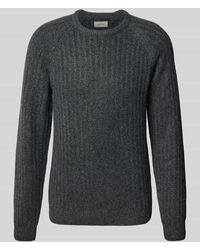 Blend - Regular Fit Strickpullover mit Woll-Anteil Modell 'DEXTER' - Lyst