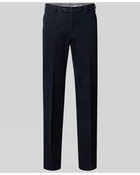 Hiltl - Regular Fit Stoffhose mit Bügelfalten Modell 'Peaker' - Lyst