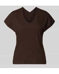 Opus - T-Shirt Met Structuurpatroon Model 'Sirukus' - Lyst