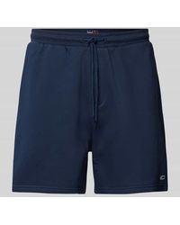 Tommy Hilfiger - Regular Fit Sweatshorts aus Baumwoll-Mix - Lyst