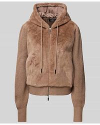 Monari - Strickjacke mit Kapuze - Lyst