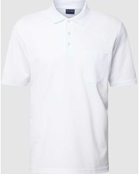 Christian Berg Men - Poloshirt Met Korte Knoopsluiting En Geborduurd Logo - Lyst