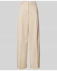 Mango - Wide Leg Stoffhose Mit Bundfalten Modell 'Merida' - Lyst