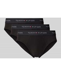 Tommy Hilfiger - Slip aus Baumwoll-Mix im 3er-Pack - Lyst