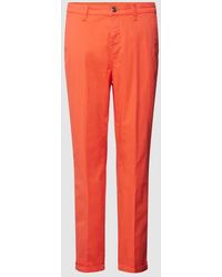 M·a·c - Regular Fit Hose mit Knopf- und Reißverschluss Modell 'TURN UP' - Lyst