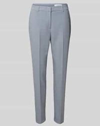 Comma, - Slim Fit Pantalon Met Persplooien - Lyst