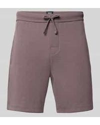 BOSS - Regular Fit Sweatshort Van Katoenmix Model 'Waffle Shorts' - Lyst