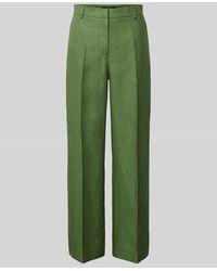 Weekend by Maxmara - Wide Leg Leinenhose mit Bügelfalten Modell 'MALIZIA' - Lyst