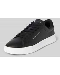 Tommy Hilfiger - Low Top Sneaker aus echtem Leder - Lyst