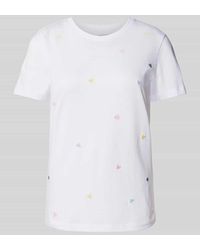 Jake*s - T-Shirt mit Allover-Muster - Lyst