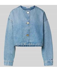 Tommy Hilfiger - Regular Fit Jeansjacke aus Baumwoll-Lyocell-Mix - Lyst