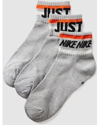 Nike Sokken Met Labeldetail - Grijs