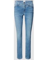 Cambio - Slim Fit Jeans mit Ziernähten Modell 'PARLA SEAM' - Lyst