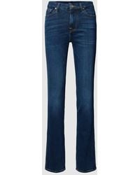 7 For All Mankind - Straight Leg Jeans im 5-Pocket-Design Modell 'KIMMIE' - Lyst