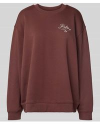 HUGO - Relaxed Fit Sweatshirt aus reiner Baumwolle - Lyst