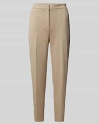 Jake*s - Slim Fit Stoffen Broek Met Persplooien - Lyst