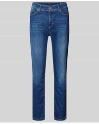 Cambio - Slim Fit Jeans Mit Verkürztem Schnitt Modell 'Piper' - Lyst