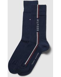 Tommy Hilfiger - Socken mit Label-Details im 2er-Pack Modell 'GLOBAL' - Lyst