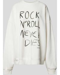 Anine Bing - Oversized Sweatshirt mit Motiv-Print - Lyst