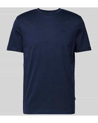 Joop! - T-Shirt mit geripptem Rundhalsausschnitt Modell 'Cosmo' - Lyst