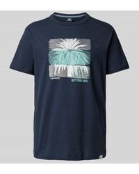 Lerros - T-Shirt mit Motiv-Print - Lyst