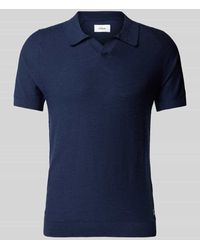 S.oliver - Regular Fit Poloshirt Mit Flammgarnstruktur - Lyst